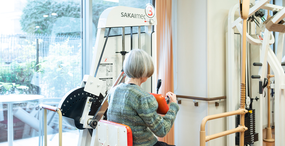 専門職による充実のリハビリテーション