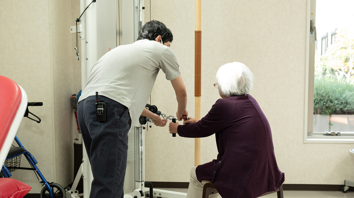 身体的サポートの様子