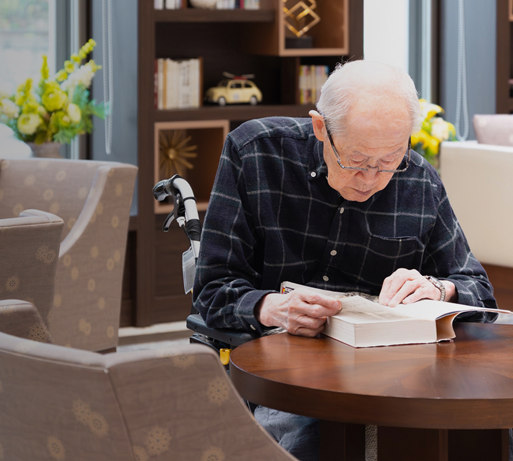 ホームでの1日の過ごし方